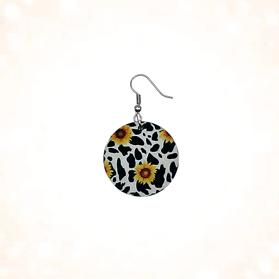 Sunflower Cow Print