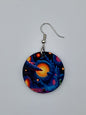 Surreal Galaxy Mountain Sunset Double-Sided Jewelry