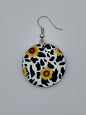 Sunflower Cow Print