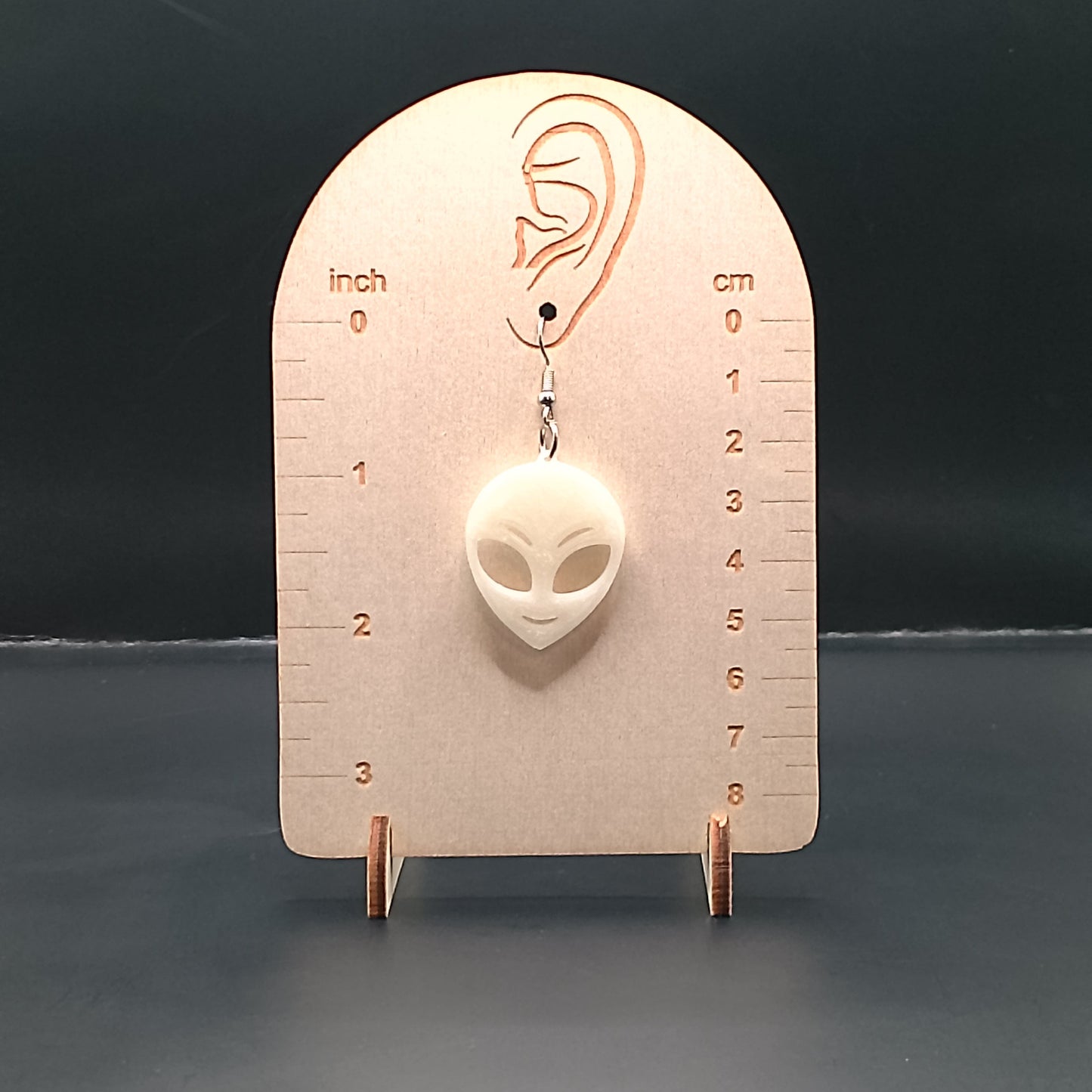 Glow-in-the-Dark Alien Earrings