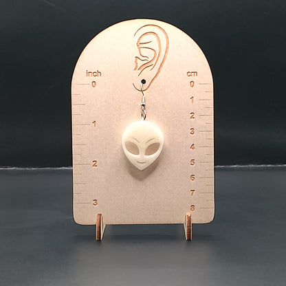 Glow-in-the-Dark Alien Earrings