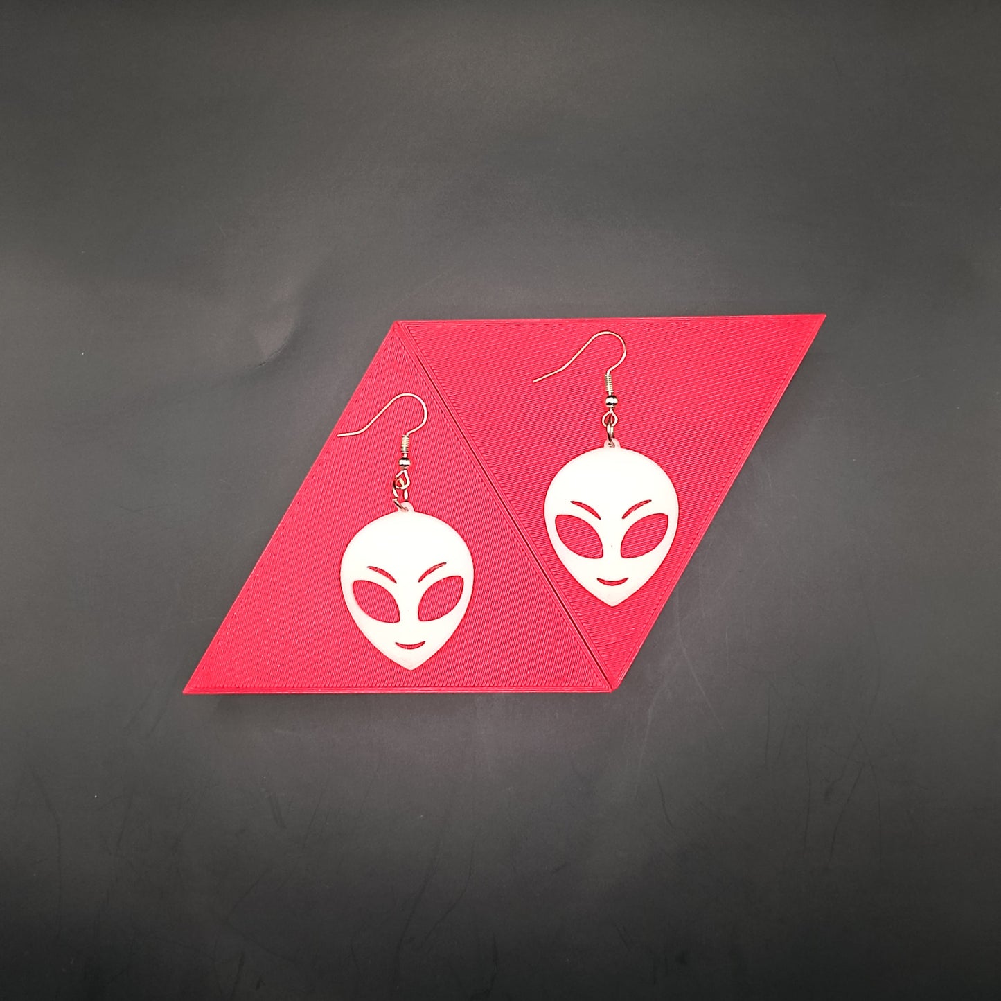 Glow-in-the-Dark Alien Earrings