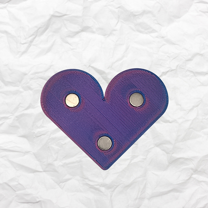Heart Family Magnet - Handmade Fridge Magnet