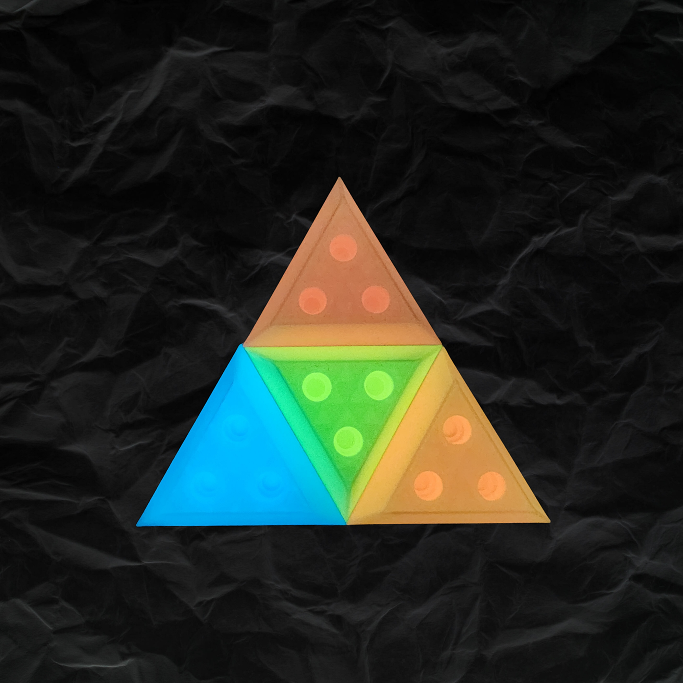 510 Triangle Glow Holder 5 GLOW OPTIONS – Kazi3DP