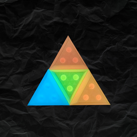 510 Triangle Glow Holder 5 GLOW OPTIONS – Kazi3DP