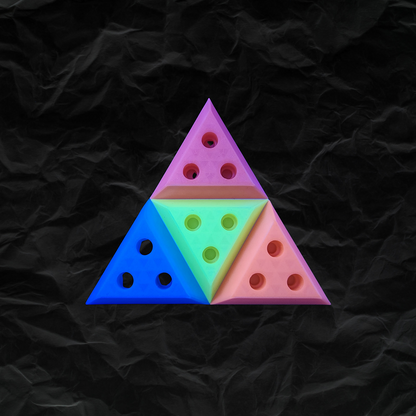 510 Triangle Glow Holder 5 GLOW OPTIONS – Kazi3DP