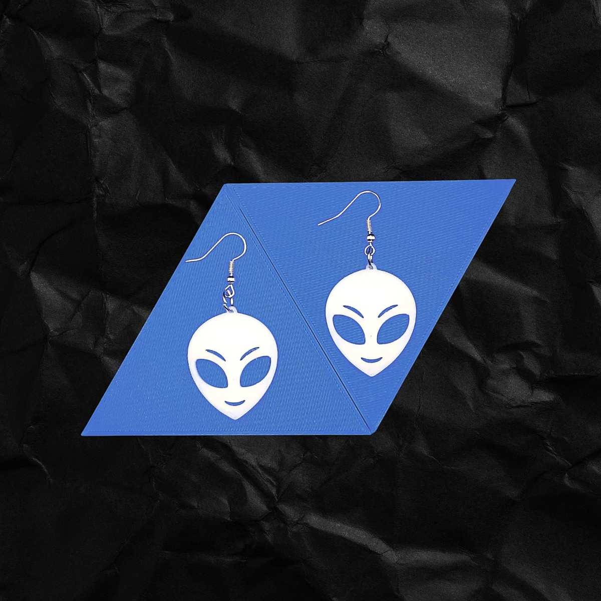 Glow-in-the-Dark Alien Earrings