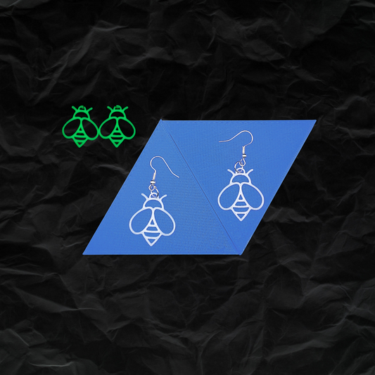 Glow-in-the-Dark Bee Earrings