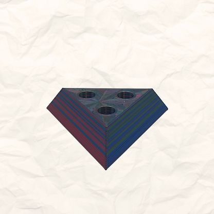 510 Holder- Triangle Rainbow