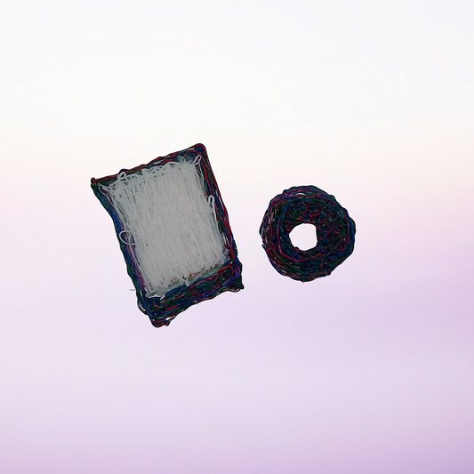 Unique 3D Pen Printed Donut with Milk