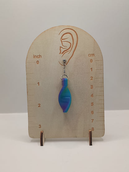 Northern Lite Swirls – Lightweight Spinning Earrings (2 Sizes)