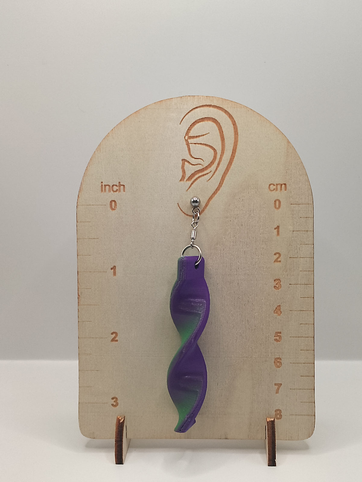 Northern Lite Swirls – Lightweight Spinning Earrings (2 Sizes)