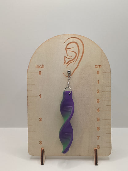 Northern Lite Swirls – Lightweight Spinning Earrings (2 Sizes)